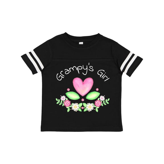 Inktastic Grampy's Girl- Heart Flowers Girls Toddler T-Shirt