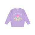 thumbnail image 1 of Inktastic Grampy's Girl Heart Flowers Toddler Sweatshirt, 1 of 4