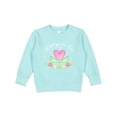 thumbnail image 1 of Inktastic Grampy's Girl Heart Flowers Toddler Sweatshirt, 1 of 4