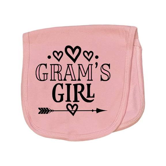 Inktastic Grams Girl Grandchild Baby Burp Cloth