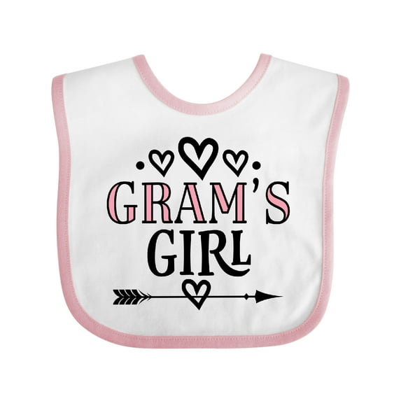 Inktastic Grams Girl Grandchild Girls Baby Bib