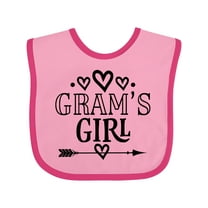 Inktastic Grams Girl Grandchild Girls Baby Bib