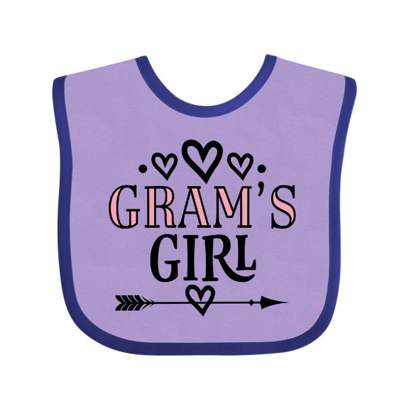 Inktastic Grams Girl Grandchild Girls Baby Bib