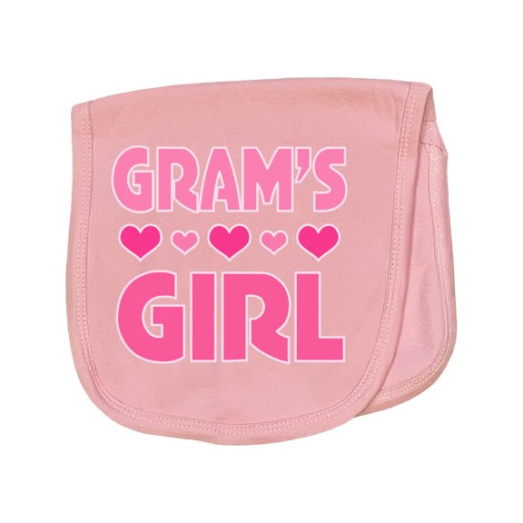 Inktastic Grams Girl Granddaughter Baby Burp Cloth