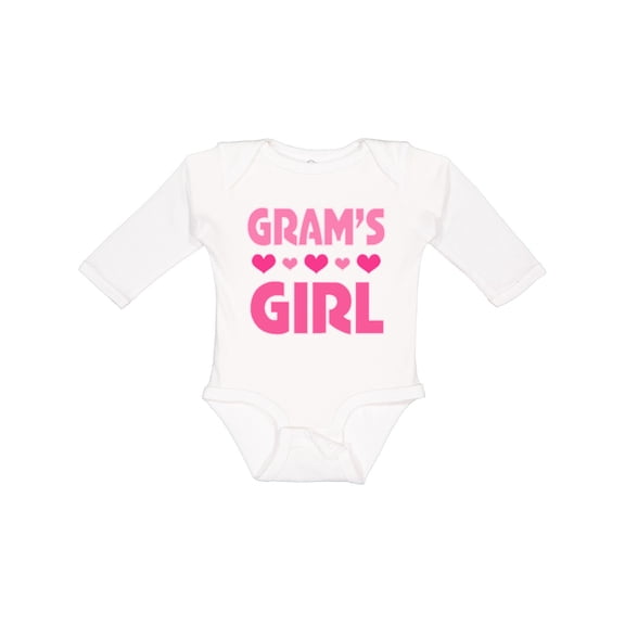 Inktastic Grams Girl Granddaughter Girls Long Sleeve Baby Bodysuit