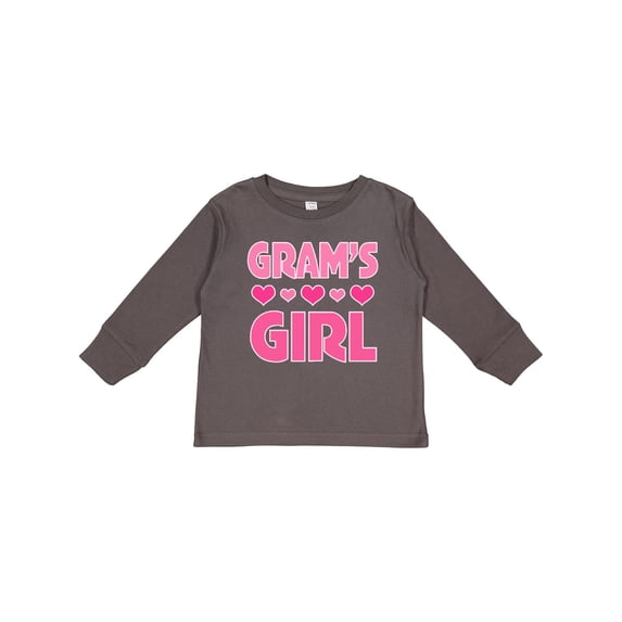 Inktastic Grams Girl Granddaughter Girls Long Sleeve Toddler T-Shirt