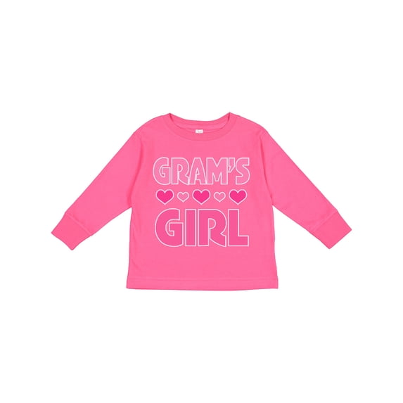 Inktastic Grams Girl Granddaughter Girls Long Sleeve Toddler T-Shirt