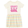 thumbnail image 1 of Inktastic Grams Girl Granddaughter Girls Toddler Dress, 1 of 5