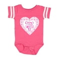 thumbnail image 1 of Inktastic Gran's Sweetie Pie with Pink Hearts Boys or Girls Baby Bodysuit, 1 of 5