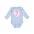 thumbnail image 1 of Inktastic Gran's Sweetie Pie with Pink Hearts Boys or Girls Long Sleeve Baby Bodysuit, 1 of 5