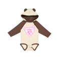 thumbnail image 1 of Inktastic Gran's Sweetie Pie with Pink Hearts Boys or Girls Long Sleeve Baby Bodysuit, 1 of 5