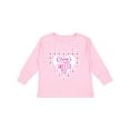 thumbnail image 1 of Inktastic Gran's Sweetie Pie with Pink Hearts Boys or Girls Long Sleeve Toddler T-Shirt, 1 of 5