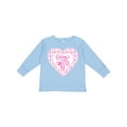thumbnail image 1 of Inktastic Gran's Sweetie Pie with Pink Hearts Boys or Girls Long Sleeve Toddler T-Shirt, 1 of 5