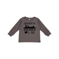 thumbnail image 1 of Inktastic Grand Rapids Michigan Someone Loves Me Boys or Girls Long Sleeve Toddler T-Shirt, 1 of 5