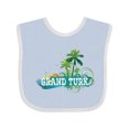 thumbnail image 1 of Inktastic Grand Turk Island Boys or Girls Baby Bib, 1 of 4