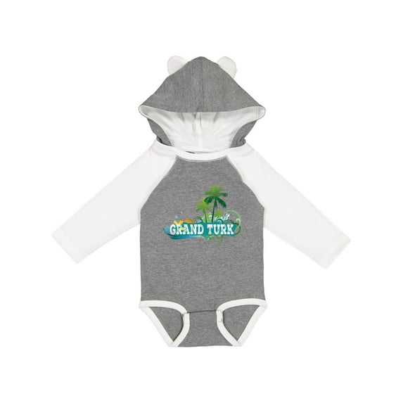 Inktastic Grand Turk Island Boys or Girls Long Sleeve Baby Bodysuit