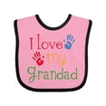 thumbnail image 1 of Inktastic Grandad Grandkids Handprints Boys or Girls Baby Bib, 1 of 4