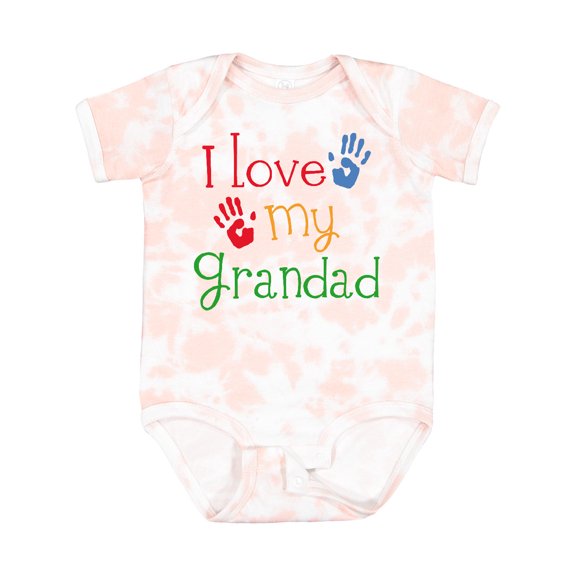 Inktastic Grandad Grandkids Handprints Boys or Girls Baby Bodysuit