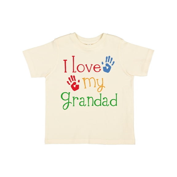 Inktastic Grandad Grandkids Handprints Boys or Girls Toddler T-Shirt