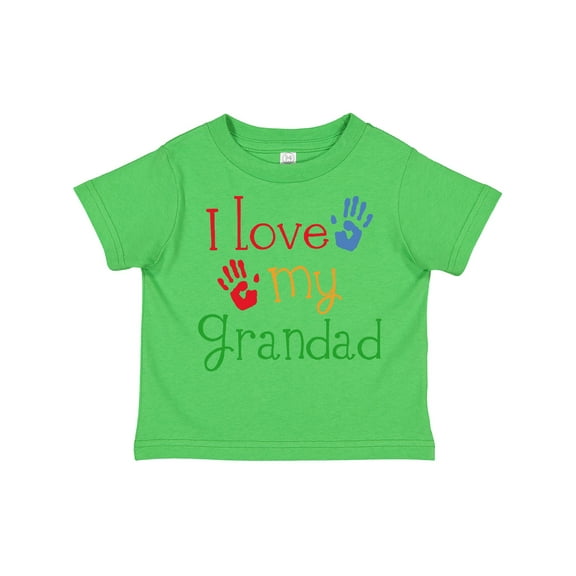 Inktastic Grandad Grandkids Handprints Boys or Girls Toddler T-Shirt