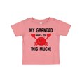 thumbnail image 1 of Inktastic Grandad Loves Me Grandchild Crab Boys or Girls Baby T-Shirt, 1 of 5
