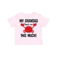 thumbnail image 1 of Inktastic Grandad Loves Me Grandchild Crab Boys or Girls Toddler T-Shirt, 1 of 5