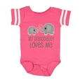 thumbnail image 1 of Inktastic Grandaddy Loves Me Elephant Boys or Girls Baby Bodysuit, 1 of 5
