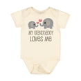 thumbnail image 1 of Inktastic Grandaddy Loves Me Elephant Boys or Girls Baby Bodysuit, 1 of 5