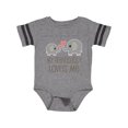 thumbnail image 1 of Inktastic Grandaddy Loves Me Elephant Boys or Girls Baby Bodysuit, 1 of 4