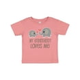 thumbnail image 1 of Inktastic Grandaddy Loves Me Elephant Boys or Girls Baby T-Shirt, 1 of 5