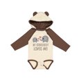 thumbnail image 1 of Inktastic Grandaddy Loves Me Elephant Boys or Girls Long Sleeve Baby Bodysuit, 1 of 5