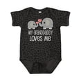 thumbnail image 1 of Inktastic Grandaddy Loves Me Grandchild Boys or Girls Baby Bodysuit, 1 of 5