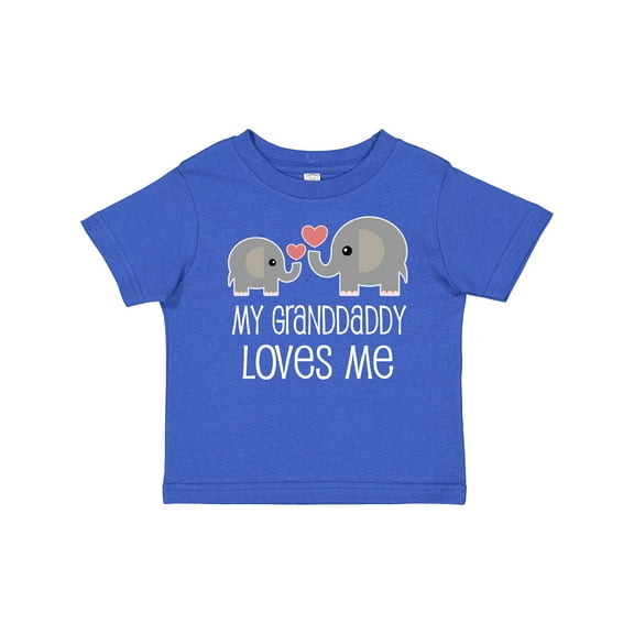 Inktastic Grandaddy Loves Me Grandchild Boys or Girls Baby T-Shirt
