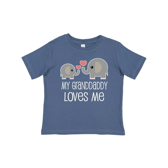 Inktastic Grandaddy Loves Me Grandchild Boys or Girls Baby T-Shirt