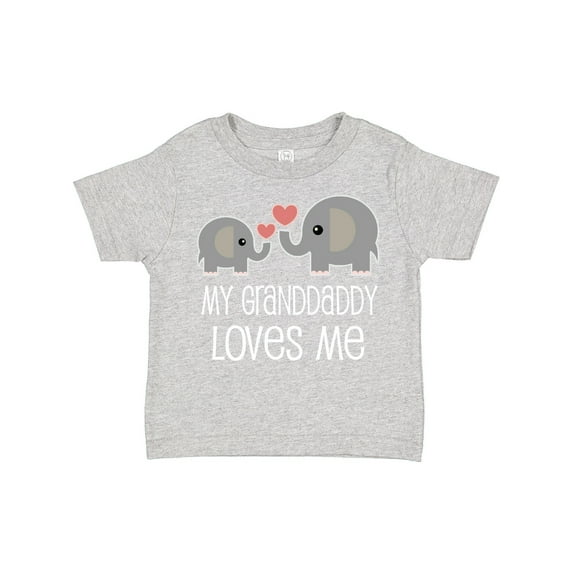 Inktastic Grandaddy Loves Me Grandchild Boys or Girls Toddler T-Shirt