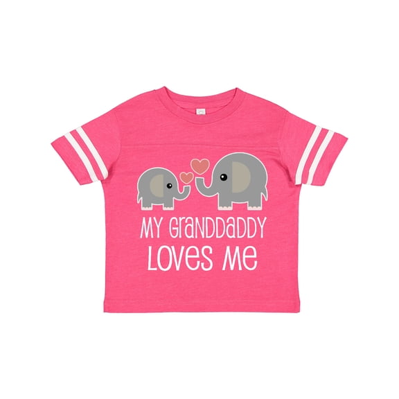 Inktastic Grandaddy Loves Me Grandchild Boys or Girls Toddler T-Shirt