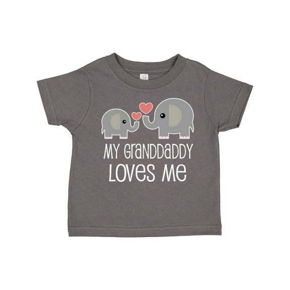 Inktastic Grandaddy Loves Me Grandchild Boys or Girls Toddler T-Shirt