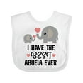 thumbnail image 1 of Inktastic Grandchild Best Abuela Ever Boys or Girls Baby Bib, 1 of 4
