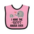 thumbnail image 1 of Inktastic Grandchild Best Abuela Ever Boys or Girls Baby Bib, 1 of 4