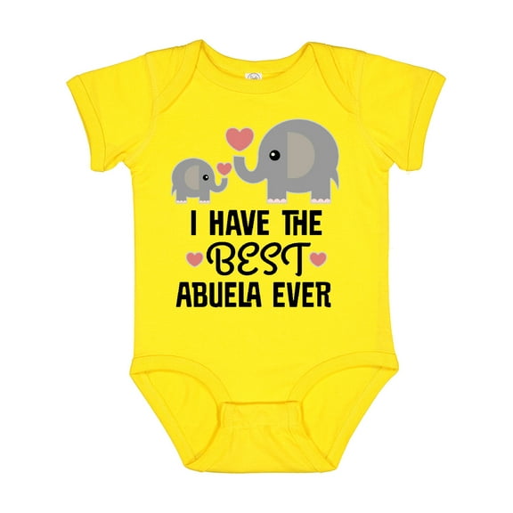 Inktastic Grandchild Best Abuela Ever Boys or Girls Baby Bodysuit