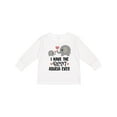 thumbnail image 1 of Inktastic Grandchild Best Abuela Ever Boys or Girls Long Sleeve Toddler T-Shirt, 1 of 5