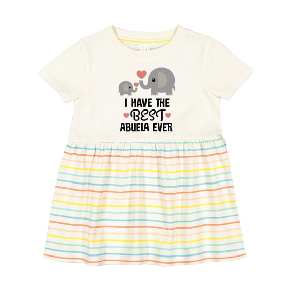 Inktastic Grandchild Best Abuela Ever Girls Baby Dress