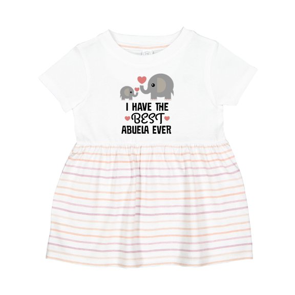 Inktastic Grandchild Best Abuela Ever Girls Baby Dress