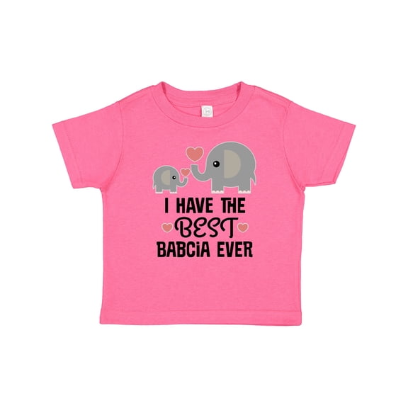 Inktastic Grandchild Best Babcia Ever Boys or Girls Baby T-Shirt