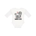 thumbnail image 1 of Inktastic Grandchild Best Babcia Ever Boys or Girls Long Sleeve Baby Bodysuit, 1 of 5