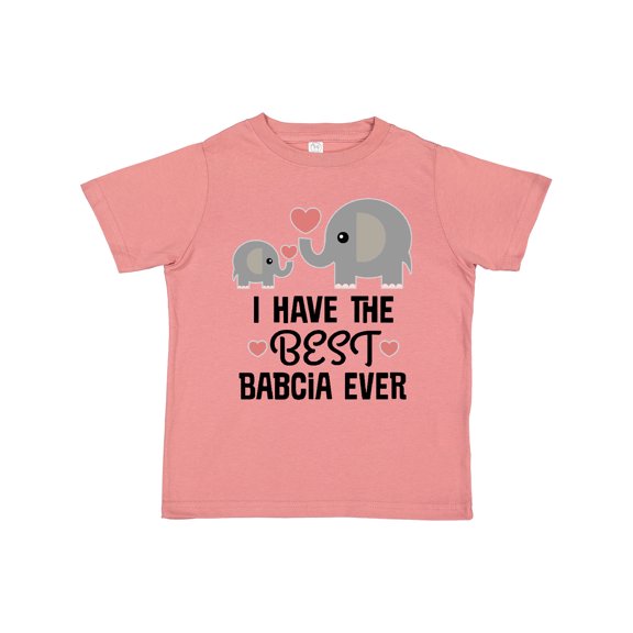 Inktastic Grandchild Best Babcia Ever Boys or Girls Toddler T-Shirt