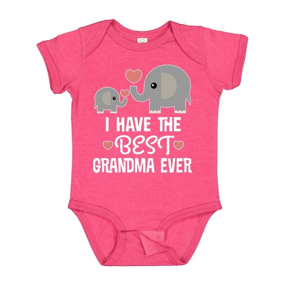 Inktastic Grandchild Best Grandma Ever Boys or Girls Baby Bodysuit