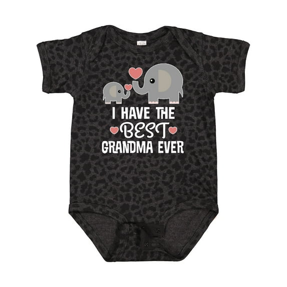 Inktastic Grandchild Best Grandma Ever Boys or Girls Baby Bodysuit