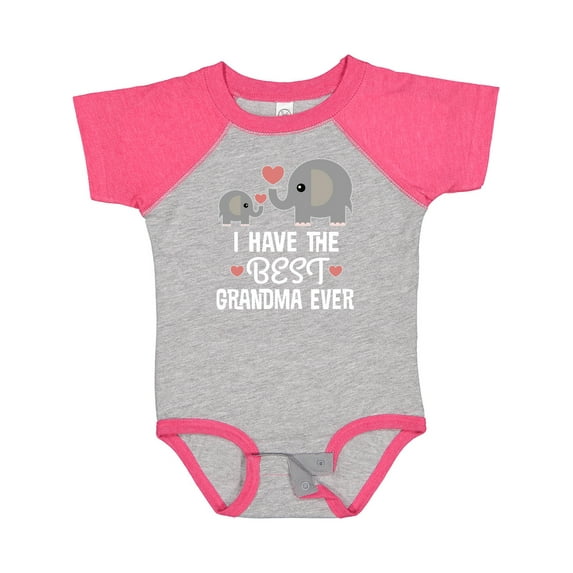 Inktastic Grandchild Best Grandma Ever Boys or Girls Baby Bodysuit