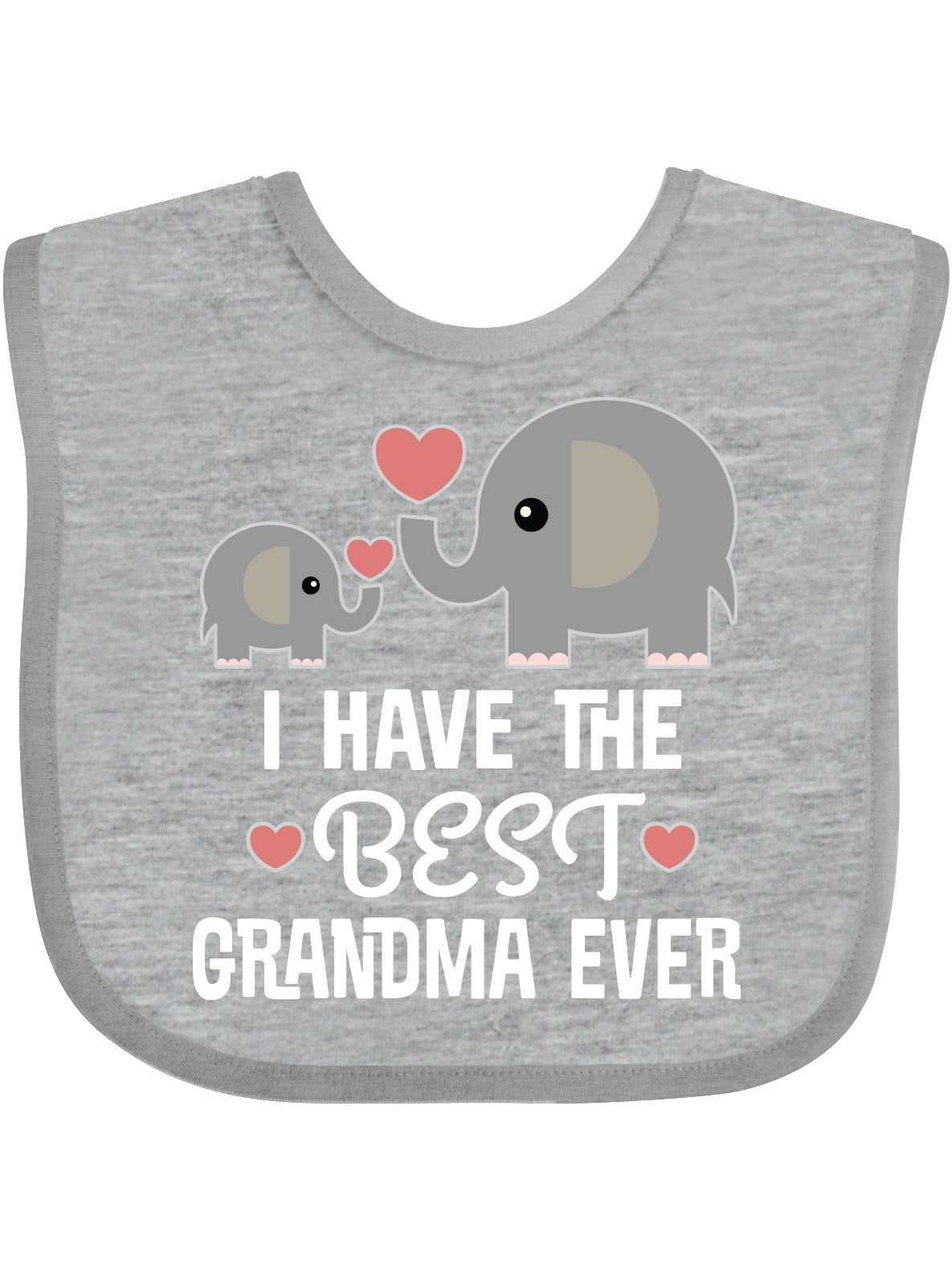 Inktastic Grandchild Best Grandma Ever Gift Baby Boy or Baby Girl Bib